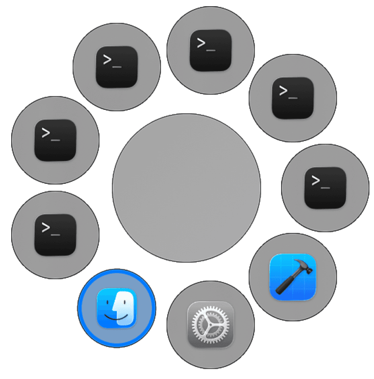 Add terminal commands to menu